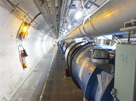 All’interno del Large Hadron Collider del CERN
