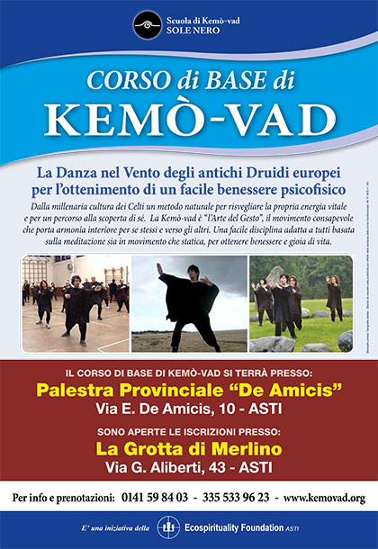 CORSO di BASE di KEMÒ-VAD - Palestra Provinciale De Amicis, Asti