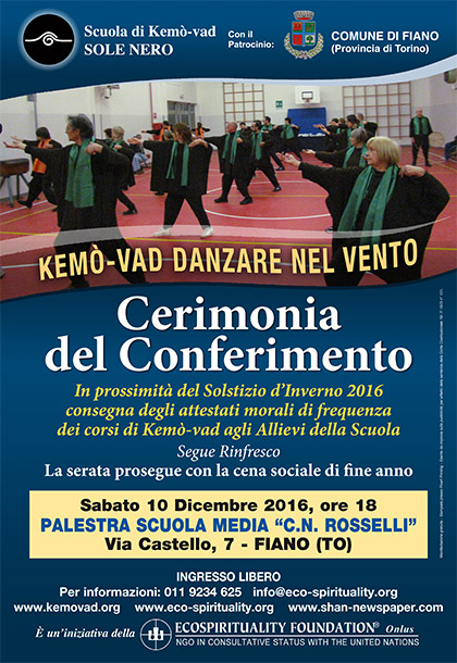 Kemò-vad Cerimonia del Conferimento 2016 - 10 dicembre 2016 alle ore 18